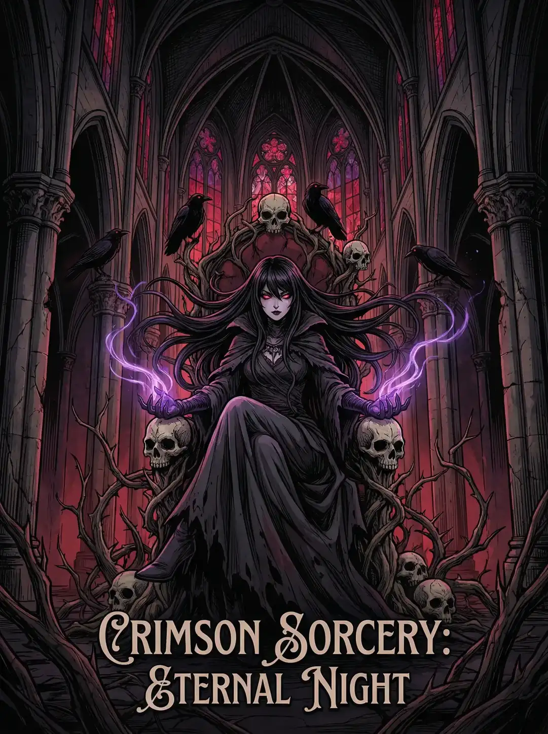 51动漫 绯红魔典 暗黑哥特动漫封面